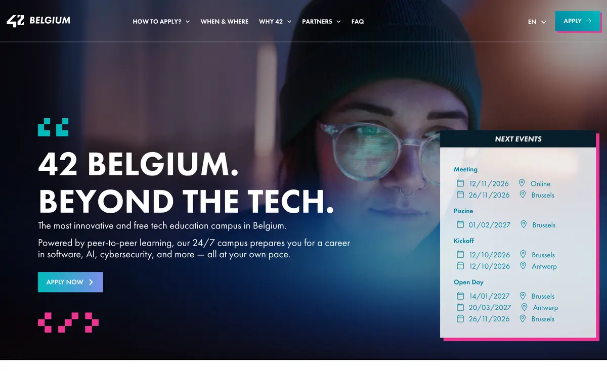42 Belgium — Éducation tech