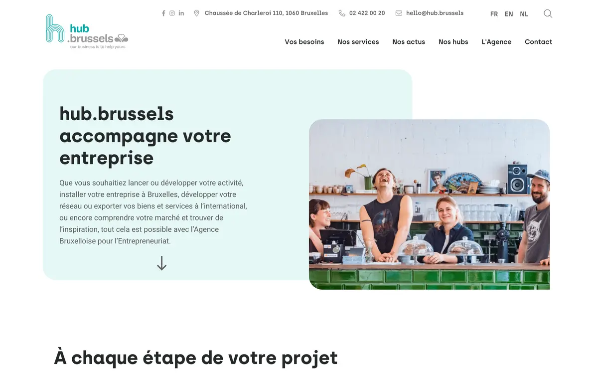 hub.brussels — Entrepreneuriat