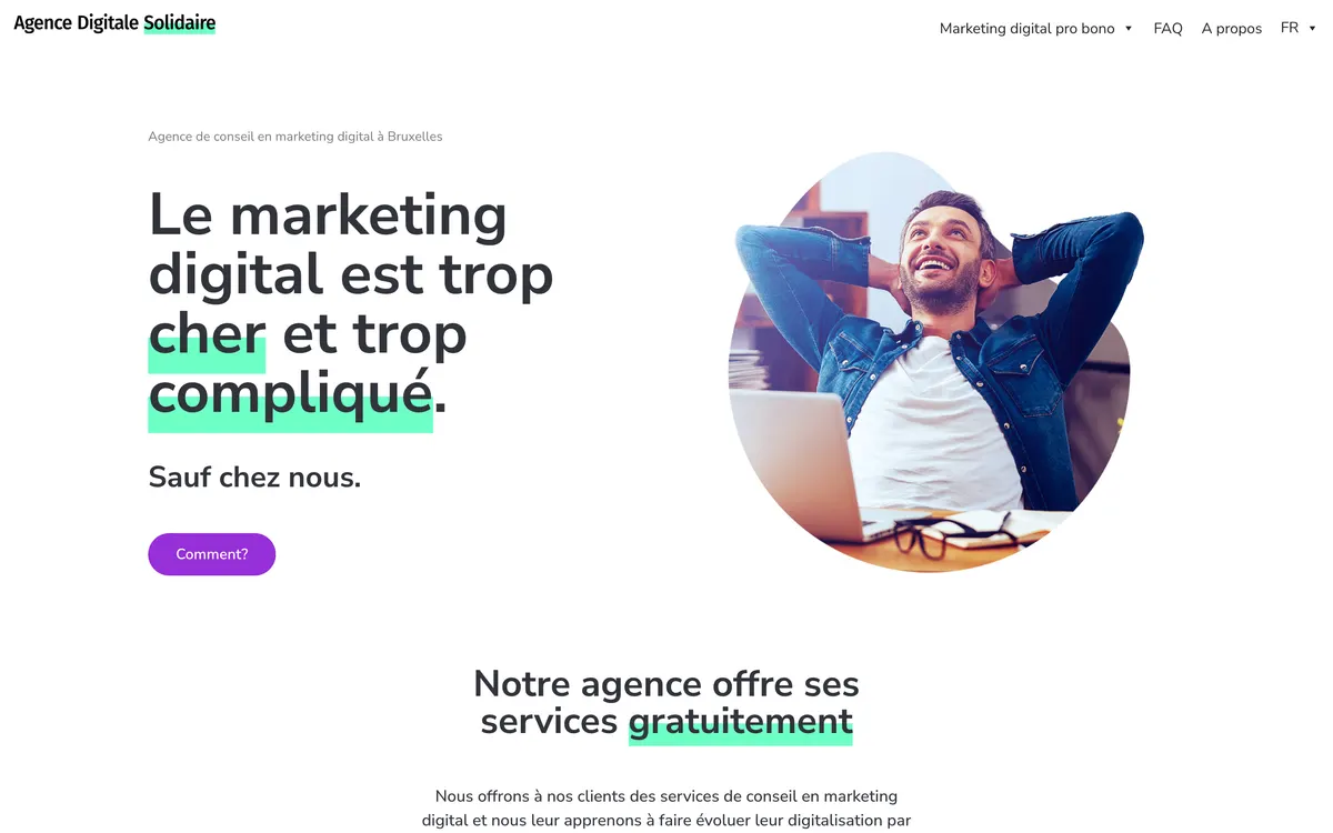 Agence Digitale Solidaire — Solidarity · Making digital simple