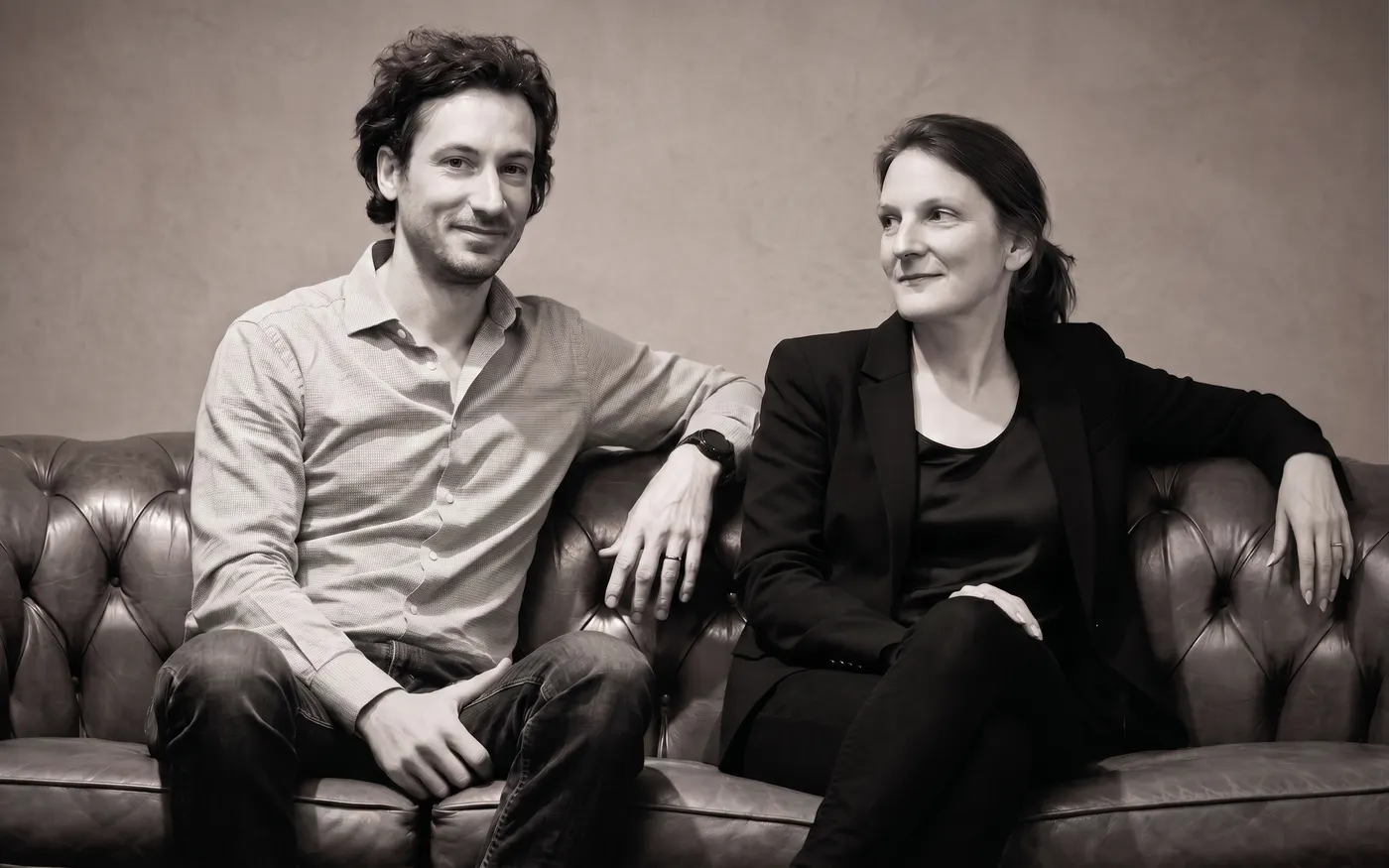 Nicolas Hubin and Charlotte Creplet, founders of the Brussels agency Clyde and Bonnie